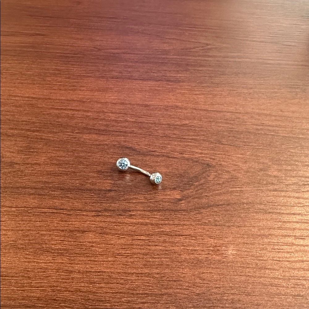 Baby Blue Belly Button Ring
